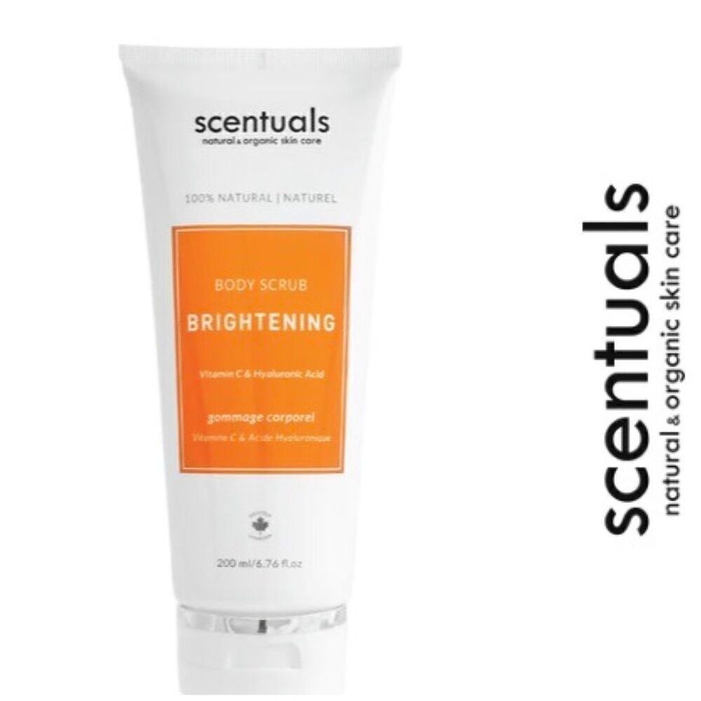 SCENTUALS - NWT Brightening Body Scrub w/Vitamin C & Hyaluronic Acid. 6.76 fl oz